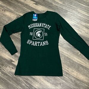 Women's Green Michigan State Spartans Long Sleeve T-Shirt